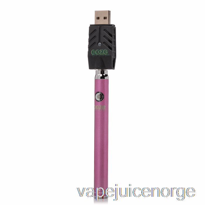 Vape Juice Ooze 320mah Twist Slim Penn Batteri Is Rosa